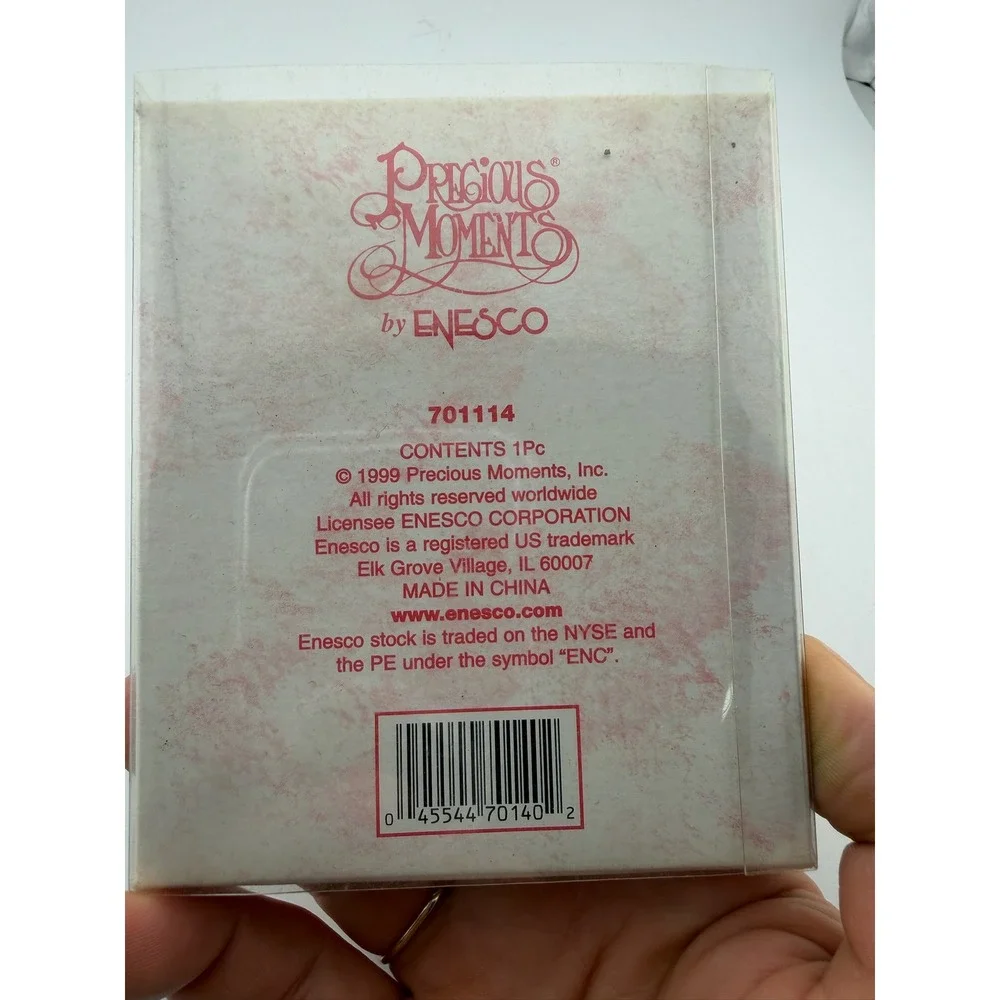 Precious Moments‎ Jesus Loves Me Cross Keepsake Box Enesco 701114 1999